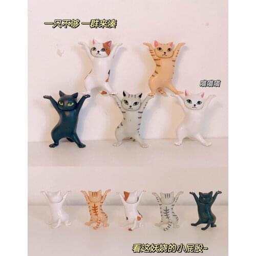 Enchanting Cat Pen Holder Black Cat Carrying Coffin Bracket Cute Decoration Hand-made Home Decore Easter Decoration