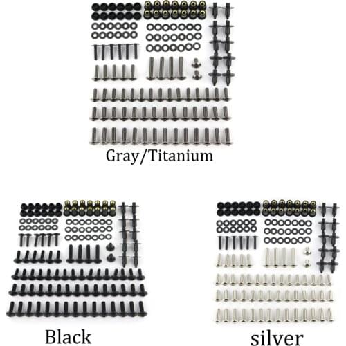 Fit For Kawasaki Ninja 250R ZZR250 EX250 250SL 300 EX300 400 400R 500R GTR1400 Concours 14 Full Fairing Bolts Kit Clips Steel