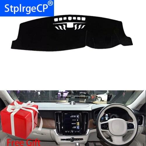 Car Dashboard Cover Mat for volvo S90 T4 T5 T8 2013 2014-2019 Right Hand Drive Dashmat Pad Dash Mat Covers Dashboard Accessories