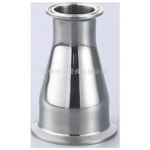 Free shipping 2.5'' x 2'' Sanitary 304 Stainless Steel TriClamp Reducer