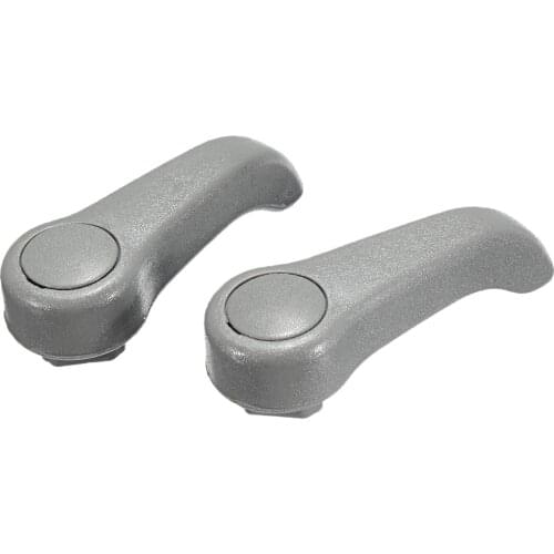 1 Pair Brand New Car Seat Adjuster Lever Handle Adjust Grey Automotive Accessories for Clio MK2 Dropshipping