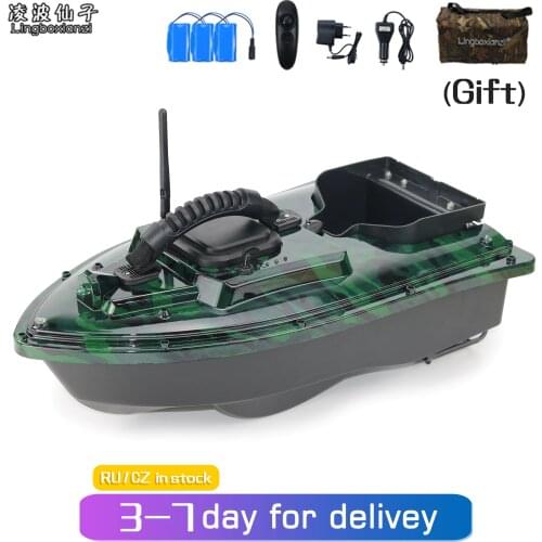 T18 RC Distance Auto Lure Fishing Ship Smart Remote Control Bait Boat Fish Finder Wireless 1.5KG 500M