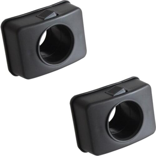 Hose Interface Industrial Barrel Vacuum Cleaner Accessories Square Base Bayonet Interface Card Slot, 2PCS