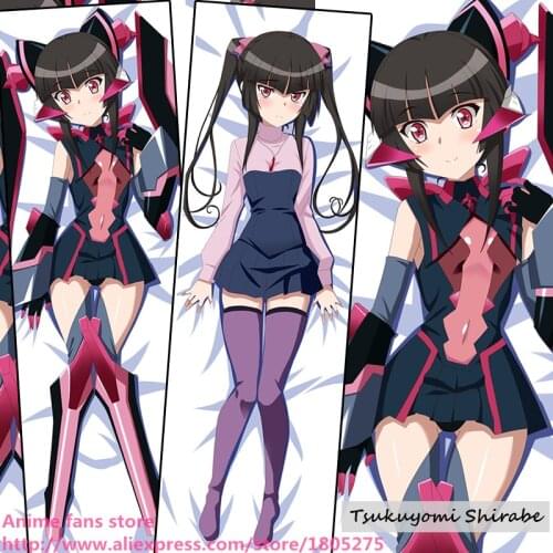 Cute Japanese Anime Senhime Zesshou Symphogear Tsukuyomi Shirabe Pillowcase Pillow Case decorative Hugging Body Bedding