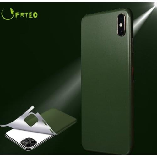 Ultra Thin Midnight Green Protective Phone Back Sticker For 11 Pro 11 Pro MAX 11 6 6S 7 8 X XS XR XS MAX Skins Sticker PVC Film