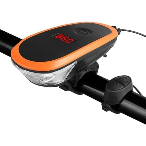 USB Rechargeable Bicycle Headlight with 3 Modes Waterproof Easy Install Super Bright Lights Torch for Adults Kids