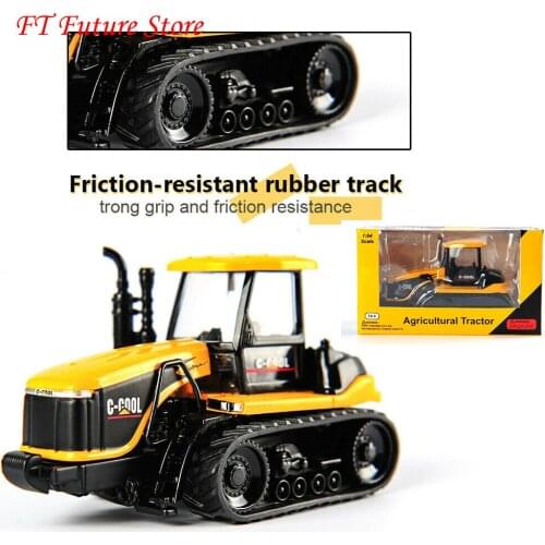 In Stock C-COOL 80005 1/64 Scale Diecast Alloy Mini Truck Agricultural Tractor Simulation Car Model Gifts Toy Model for Fans Boy