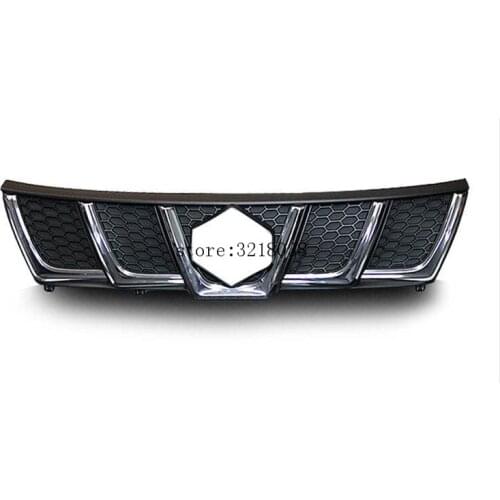 High quality For Suzuki Vitara 2016 ABS Chrome Trim Chromium Styling Car Front Grill Grid Covers Decoration Accessories