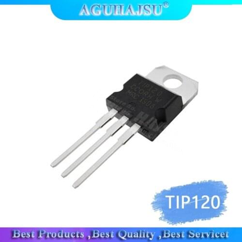 10PCS TIP120 TO220 TIP120 Darlington Complementary Silicon Power Transistor Transistor In-Line TO-220
