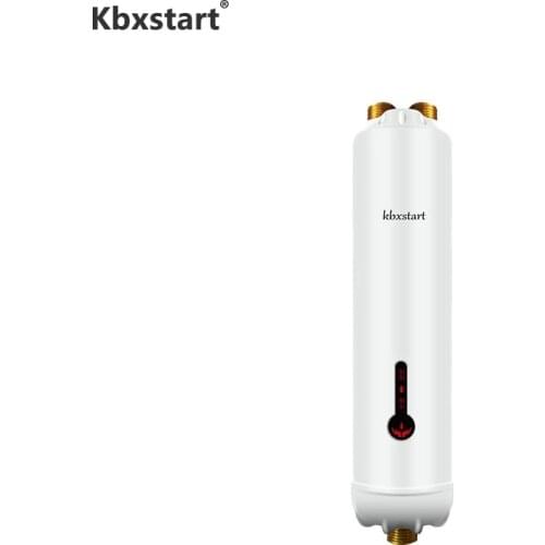 220V 3000W Instant Electric Tankless Water Heater for Bathroom Kitchen Cold and Hot Water Dual Use Water Heating Fast Shower