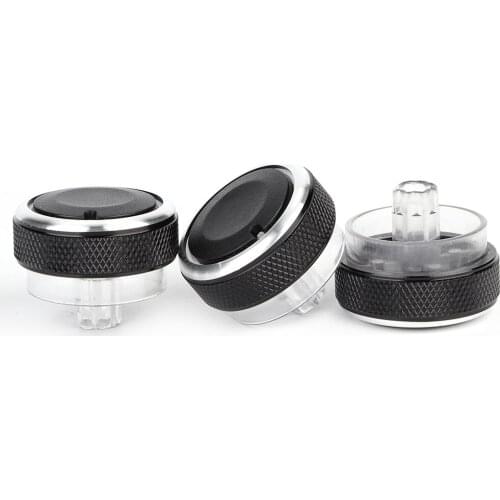 3pcs Air Conditioning Switch Heat Control AC Knob ABS Universal for Ford MONDEO-Zhisheng 2009-2012 for Ford Focus 2005-2012