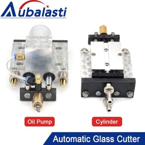 Aubalasti Full Automatic Glass Cutting Machine Double Column Cutter Box With Oil Cup With Cylinder CNC Cutter Box
