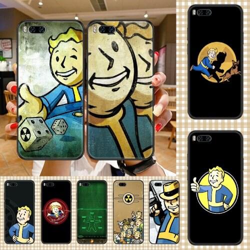 Fallout Vault boy Phone case For Xiaomi Mi Max Note 3 A2 A3 8 9 9T 10 Lite Pro Ultra black 3D Etui fashion cover tpu funda
