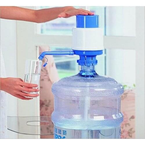 1PC Plastic Easy Manual Hand Press 5 Gallon Drinking Water Bottle Bottled Dispenser Pump Home Office School Travel Tools OK 0362