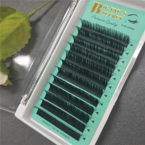 Expensive!! 12 Rows/Case High quality mink eyelash natural individual eyelashes extension fake false eyelashes C D L Curl