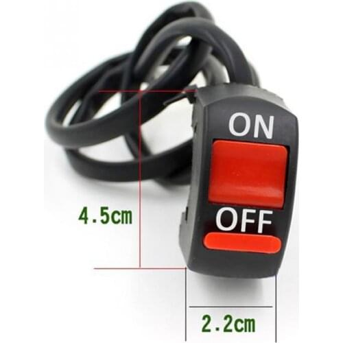 Hot sale Universal 12V Motorcycle Handlebar Accident Hazard Light Switch On/Off Button