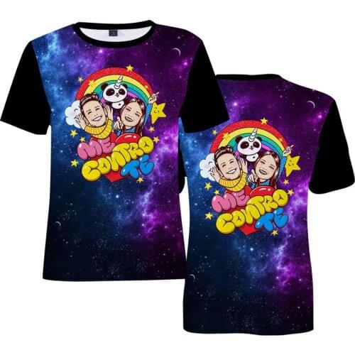 Me Contro Te T Shirt Men Women Tops Child T-shirt Fashion Cartoon 3D Clothes Girls Short Sleeve Boys Streetwear