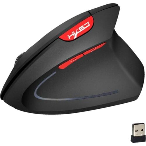 781E Wireless Mouse Ergonomic Optical 2.4G 800/1600/2400DPI Light Wrist Healing Vertical Mice with Mouse Pad Kit For PC