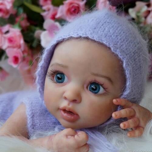 Bebe Reborn Kits 17 Inches Reborn Baby doll mould Unpainted Unfinished Doll Parts DIY Blank Reborn Doll Kit