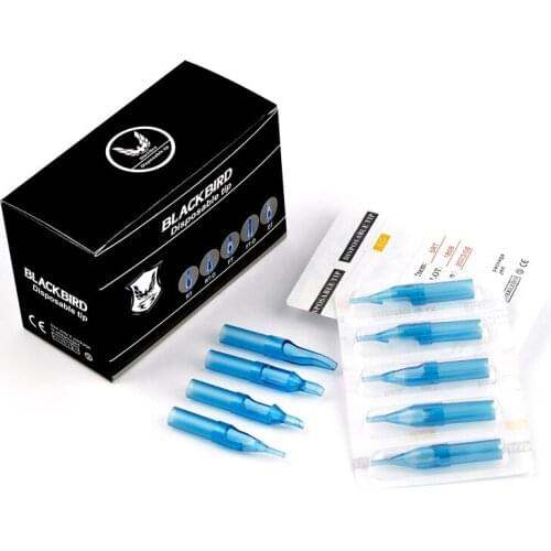 Wholesale 50PCS Disposable Transparent Tattoo Tips Sterilized Individually Packaged Plastic Tattoo Suplies 3R 5R 7R 9R 11R 13R