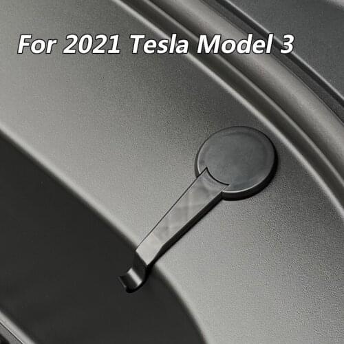 Front Luggage Hook For Tesla Model 3 Accessories 2021 Model3 Three Spare Box ABS Holding Clips