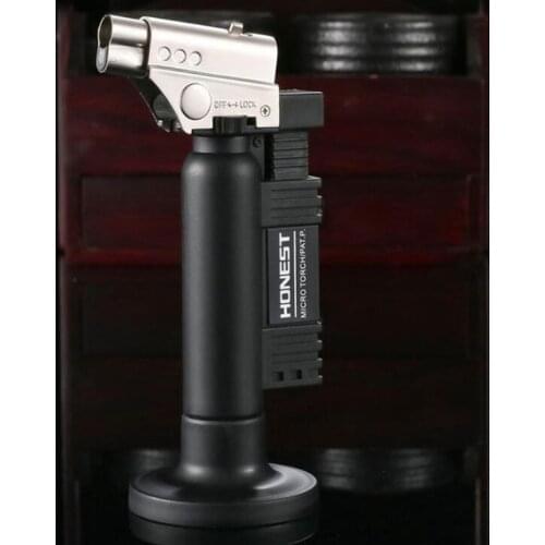 Spray Gun Welding Torch Open Flame Straight Into Double Fire Switch Lighter Barbecue Fire Tool Smoking Accessories for Weed