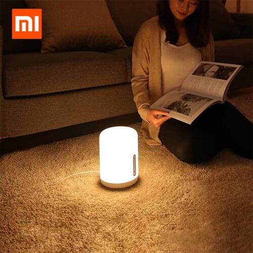 Xiaomi Mijia Bedside Lamp 2 Xiaoai Clock Smart LED Bedroom Night Colorful Desk Light Voice Control Switch for Homekit Mihome APP