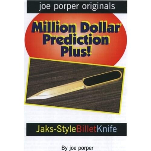 Recommend! Billet Knife Jaks Style by Joe P Magic Trick,Close Up Magic,Mentalism,Prophecy Magic,Gimmick