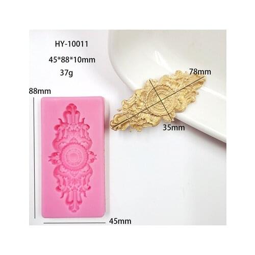 New Retro Relief Silicone Fondant Chocolate Resin Sugarcraft Mold For Pastry Cup Cake Decorating Kitchen Tool