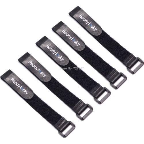 5 / 10pcs lot ReadytoSky Magic Sticker Strap Lipo Battery Ribbon Fastener Reusable Cable Tie Wrap for 250 450 500 550 Quadcopter