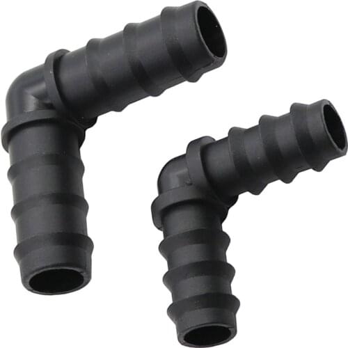 DN16 DN20 Elbow Barbed Garden Water Connectors 90 Degree Angle Bend Joints Garden Agriculture Irrigation Fittings Hose L-Type