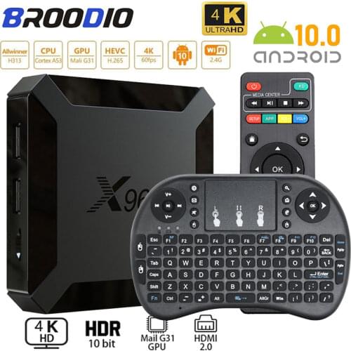 Set Top Box X96q Android 10.0 Tv Box 1G 8G 2G 16G Allwinner H313 Quad Core 4K Youtube Set-Top Box Smart Tv Media Player Tvbox