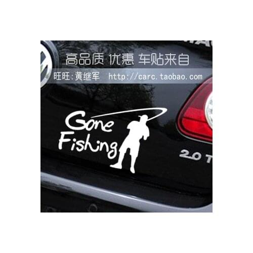Outdoor car stickers car fishing supplies gonefishing fishing tackle 1768