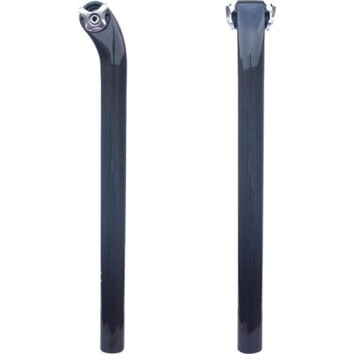 Bicycle Full Carbon Fiber Seat Tube Bike Seat Post Cycling Carbon Seatpost 20 & 5 Degree 27.2/30.8/31.6*400mm