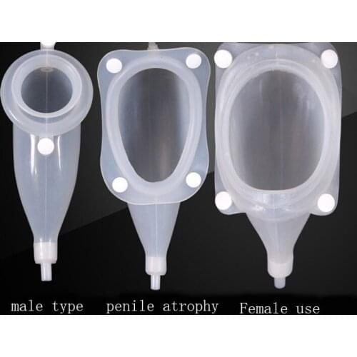 Female / male elderly Atrophy urine bag urine collection with special briefs Silicone urinal bag penile atrophy urine collector