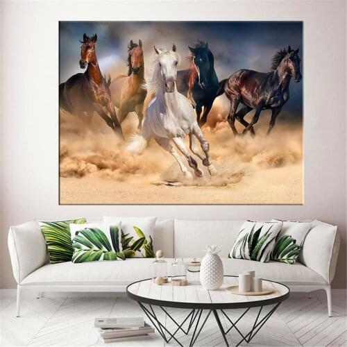 Horse Pentium Home Decoration Canvas Painting Bedroom Paintings Animal Print Pictures Horse Animal Canvas Room Decor Art Picture