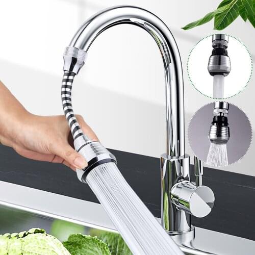 360 Degree Flexible Faucet Nozzle Sink Faucet Spray Water Out Small Faucet Kitchen Sink Faucet Sprayer Water Saving Aerator