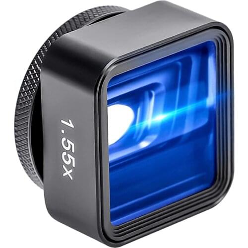 1.55X Anamorphic Lens for iPhone 12 Pro Max Phone Movie Lens Shot by FilmicPro Smartphone Filmmaking Cinematic Deformation Lens