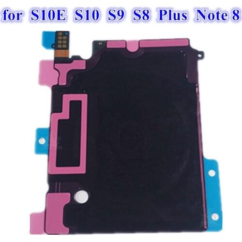 5Pcs Wireless Charging NFC Antenna Sticker Charge Chip Flex Cable For Samsung Galaxy S10 G973 S10E S9 S8 Plus Replacement part