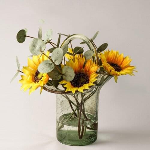 Flower Vase for Table Nordic Glass Decorative Hydroponics Plants Vases Ornaments Home Modern Fish Tank