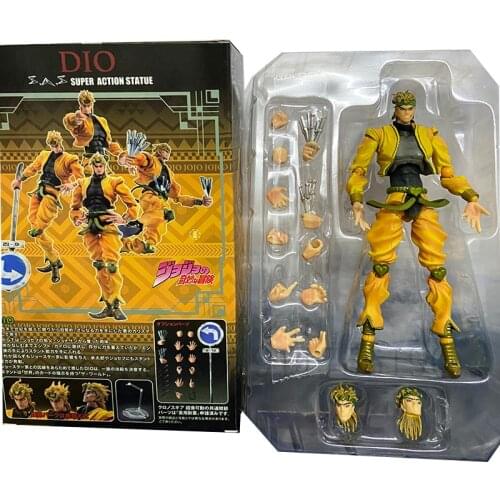JoJos Bizarre Adventure Figure Dio Stardust Crusaders DIO PVC Action Figure JoJos Bizarre Adventure Anime Collectible Toys 17CM