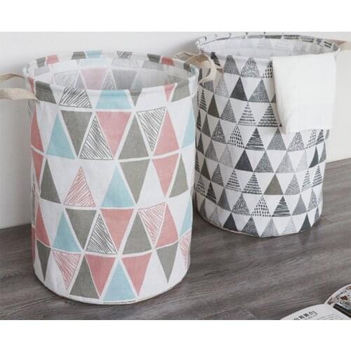 40*50CM Large Laundry Basket Waterproof Dirty Clothes Storage Basket Toy Storage Basket Portable Laundry Room Organizer