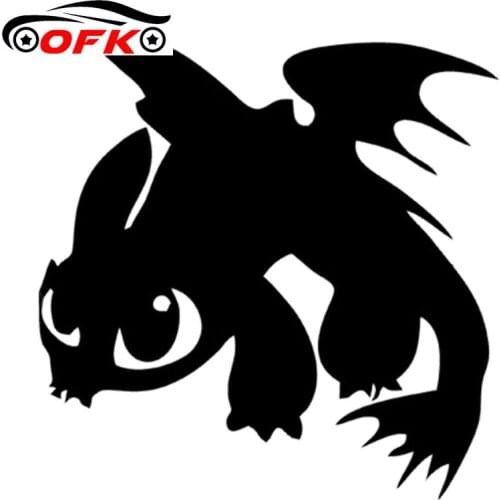 Cartoons Dragon Car Sticker Car Styling Motorcycl Decals Cover Scratches Waterproof PVC 13CM*12CM