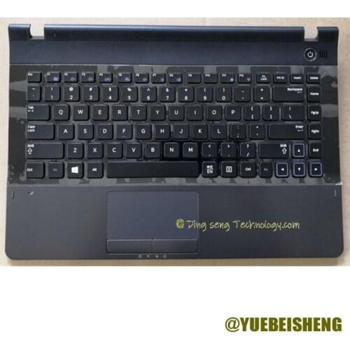 New/Org for For Samsung NP300E4C NP3430EA NP300E4A 305E4A 300E4X 300E43 3431EX Palmrest US upper cover Touchpad,Dark gray