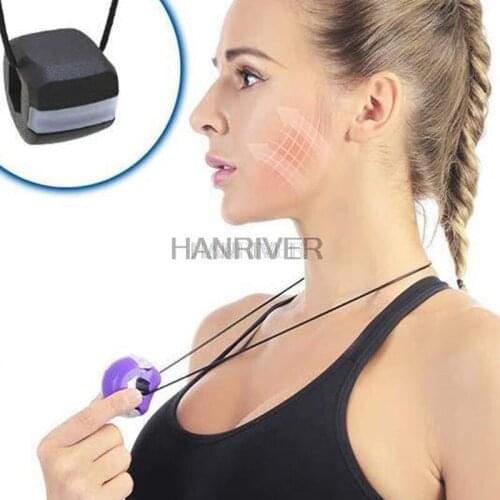 Food Grade Silicone Jaw Line Neck Simulator Mandible Muscle Exercise Firming Facial Texture Trainin Face-lifting Fitness Ball