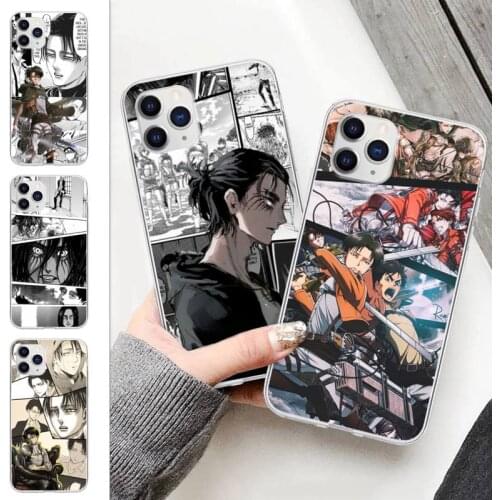 Hot Attack On Titan Manga Cellphone Transparent Case For Samsung Galaxy A21S A71 S8 S9 S10 Plus Lite S20 Note 20 Ultra Cover