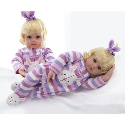 60 CM Silicone Reborn Baby Doll Lifelike Cute Vinyl Princess Toddler Toys Birthday Gift Girls Brinquedos