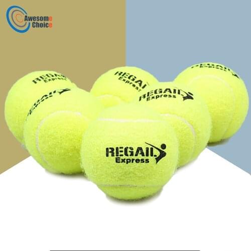 6 pcs Tennis balls for Training 100% High Quality Synthetic Fiber Quality Rubber Competition Standard Tenis Balls