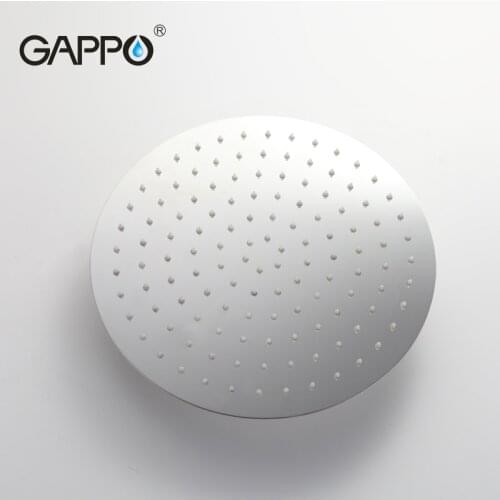 Gappo High Quality Shower head Rainfall bathroom Faucet Round thin 304 Stainless Steel Large 300*300mm Dia alcachofa bano G29