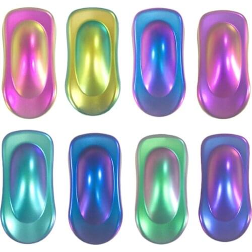 10g Cham eleon Pigments Acrylic Paint Powder Coating Dye for Car Automotive Painting Decoration Au7 21 Dropship